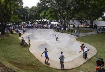 Pista de skate do Parque da Cidade Joventino Silva em Salvador - BA.
