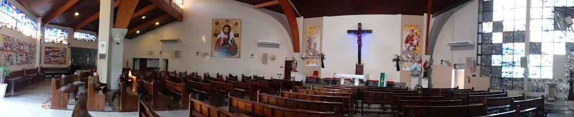 Interior da Catedral Metropolitana Nossa Senhora da Abadia em Campo Grande - MS.