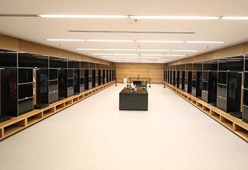 Vestiário principal da Neo Química Arena de São Paulo - SP. 