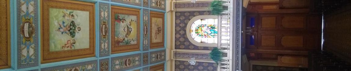 Teto da Basílica Nossa Senhora do Patrocínio em Araras - SP.