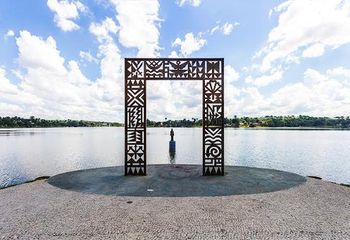 Portal Iemanjá na Lagoa da Pampulha em Belo Horizonte - MG.