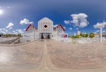Fachada do Centro Dragão do Mar de Arte e Cultura de Fortaleza - CE.