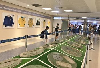 Calçada da Fama no Tour pelo Maracanã no Rio de Janeiro - RJ. 