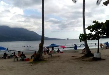 Orla do Balneário dos Trabalhadores em São Sebastião - SP.