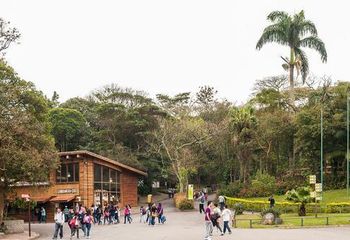 Entrada do Parque Zoológico de São Paulo - SP.