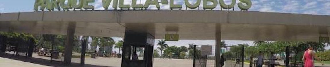 Entrada do Parque Villa-Lobos na Zona Oeste de São Paulo - SP. 