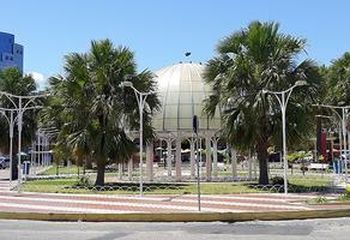 Vista da Praça Rodolfo Fernandes em Mossoró - RN.