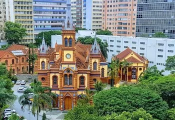 Vista panorâmica do Santuário de São José de Belo Horizonte - MG.