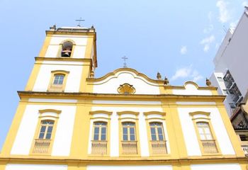 Detalhes do prédio da Igreja Nossa Senhora da Boa Morte em São Paulo - SP.