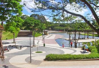 Espaço de lazer no Parque das Mangabeiras em Belo Horizonte - MG. 