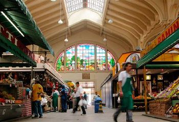Feira de produtos naturais no Mercado Municipal de São Paulo - SP. 