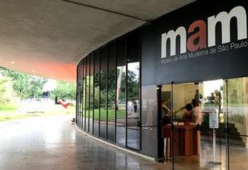 Entrada do Museu de Arte Moderna de São Paulo - SP.