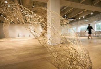 Arte exposta na Japan House em São Paulo - SP.