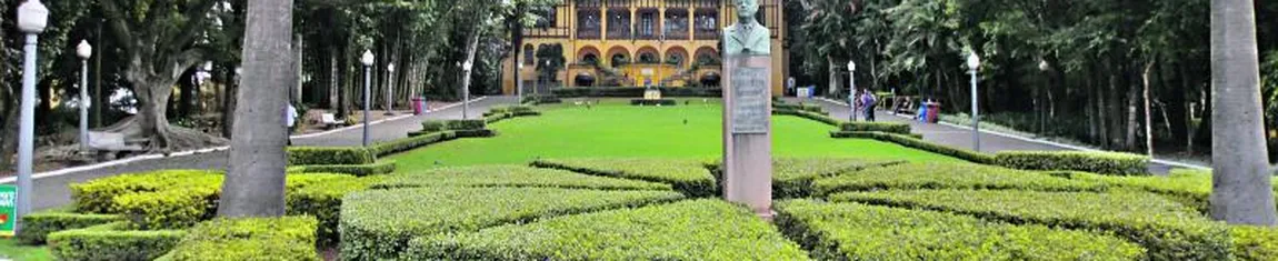 Jardins do Parque da Água Branca em São Paulo - SP. 