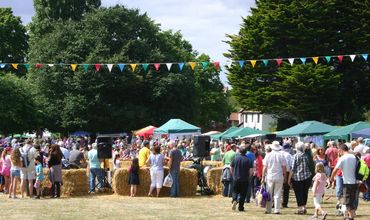 Evento em parque de exposição.