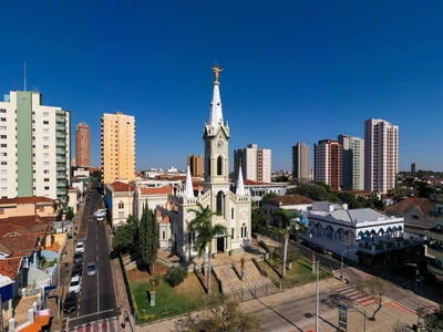 Vista de Uberaba - MG, localizada no Triângulo Mineiro
