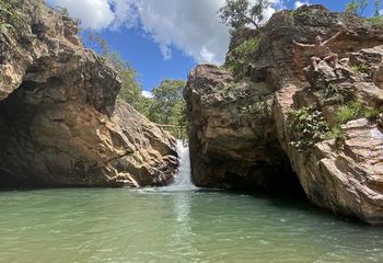 Poço Azul na Chapada Imperial em Brasília - DF.