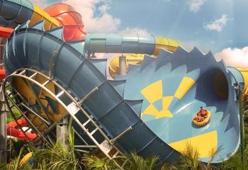 Atração radical do Thermas dos Laranjais em Olímpia - SP.