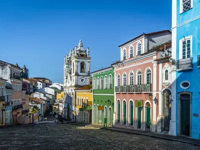 Largo do Pelourinho faz parte do centro histórico de Salvador - BA e é considerado Patrimônio Mundial da UNESCO.