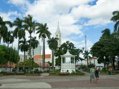 Praça Dr. Gama, ponto turístico de Birigui - SP, município conhecido como Cidade Pérola