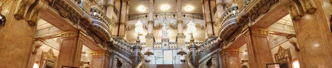 Parte interna do Theatro Municipal do Rio de Janeiro - RJ, um dos mais importantes teatros brasileiros. 