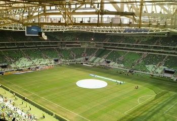 Vista da arquibancada superior do Allianz Parque em São Paulo - SP.
