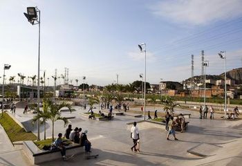 Pistas de skate do Parque Madureira no Rio de Janeiro - RJ. 
