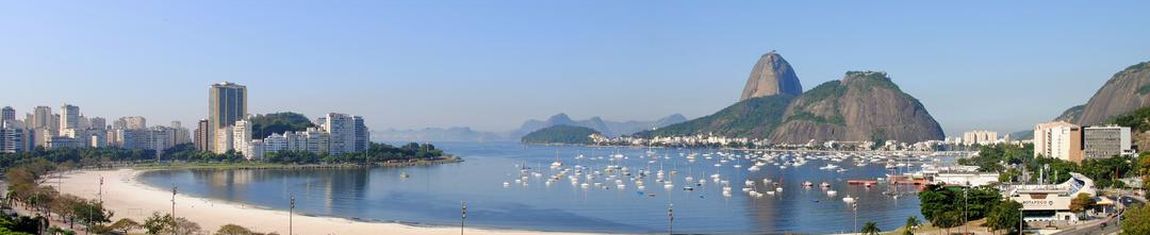 Enseada da Praia de Botafogo no Rio de Janeiro - RJ.