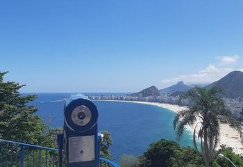 Vista do alto do Forte do Leme no Rio de Janeiro - RJ.