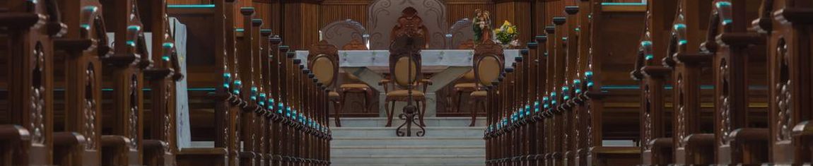 Catedral diocesana de São Sebastião em Presidente Prudente - SP, vista internamente.