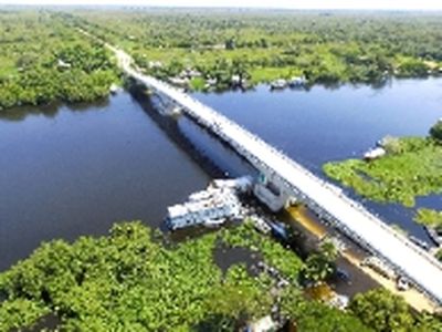 Rio Paraguai na cidade de Corumbá - MS