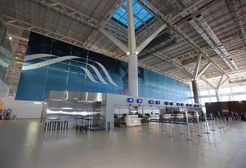 Área de embarque do Aeroporto Internacional de Viracopos em Campinas - SP.