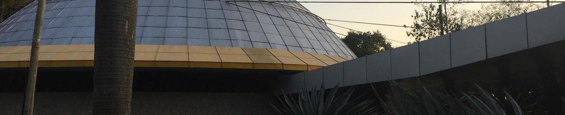 Fachada do Planetário do Ibirapuera em São Paulo - SP.