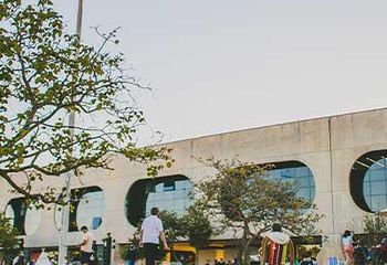 Jardins do Centro Cultural Banco do Brasil de Brasília - DF.