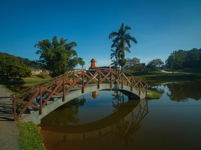 Pórtico e Moinho na entrada da cidade de Joinville - SC.