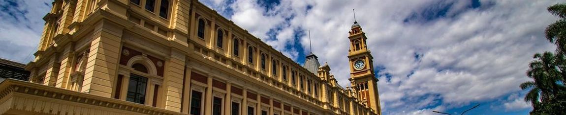 Panorâmica do Museu da Língua Portuguesa em São Paulo - SP.