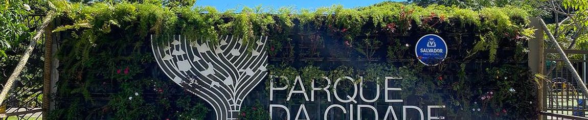 Fachada do Parque da Cidade Joventino Silva de Salvador - BA.