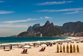 Praia de Ipanema no Rio de Janeiro - RJ. 