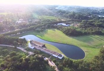 Vista aérea do Parque Ecológico da Pampulha em Belo Horizonte - MG. 