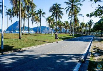 Ciclovia no Parque do Flamengo - Aterro no Rio de Janeiro - RJ.