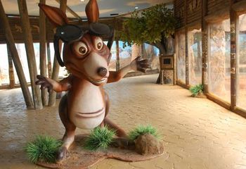 Entrada do Setor Austrália no Aquário de São Paulo - SP. 