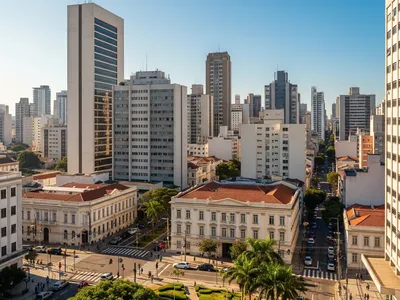 Vista do centro da cidade de Campinas