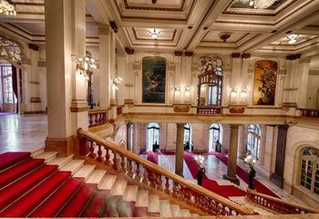 Hall de entrada no Theatro Municipal de São Paulo - SP. 