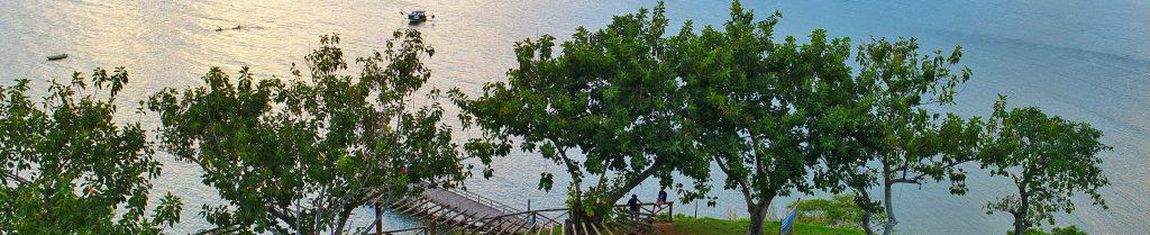 Vista do Mirante do Camaroeiro em Caraguatatuba - SP.