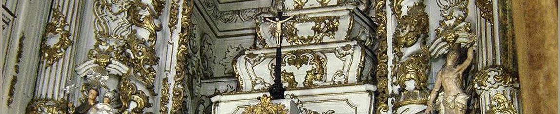 Altar-mor da Igreja Matriz de Santo Antônio em Recife - PE.