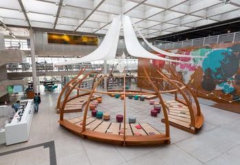 A Biblioteca Parque Villa-Lobos é o destaque do parque em São Paulo - SP. 