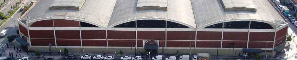 Vista aérea do Mercado Central de Belo Horizonte - MG. 