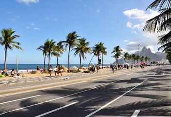 Calçadão da Praia de Ipanema - RJ. 