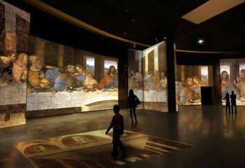 Exposição Leonardo da Vinci no MIS - São Paulo. 
