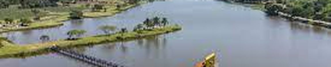 Imagem aérea do Parque Náutico de Curitiba - PR.